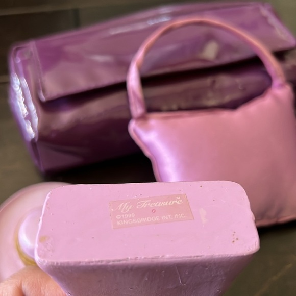 Purple purse bag and decor - Picture 7 of 12